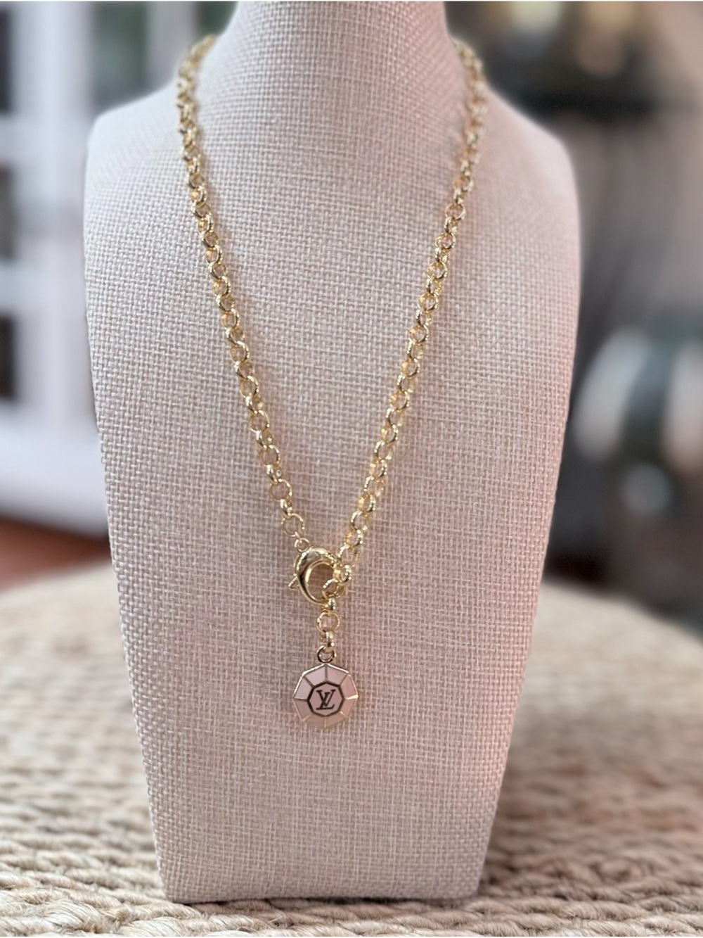 Upcycled Louis Vuitton Necklace